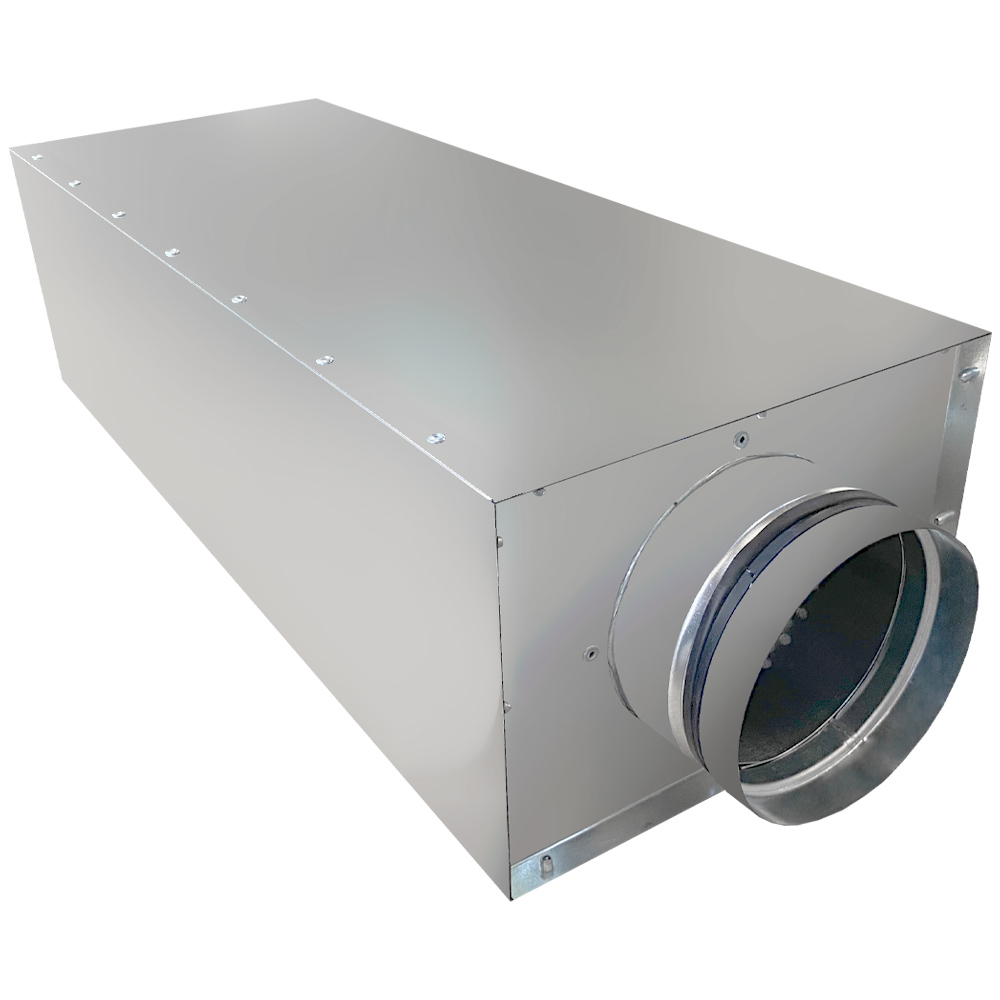 Шумоглушитель N 9-250 390х308 (компактный корпус). изображение 2